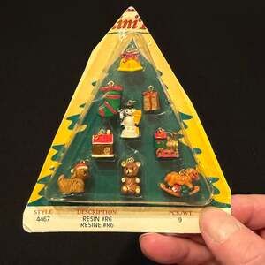 Westrim Crafts Vintage Miniature Christmas Tree Ornaments #4460